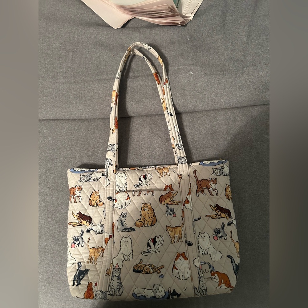 Vera Bradley cats life small Vera tote